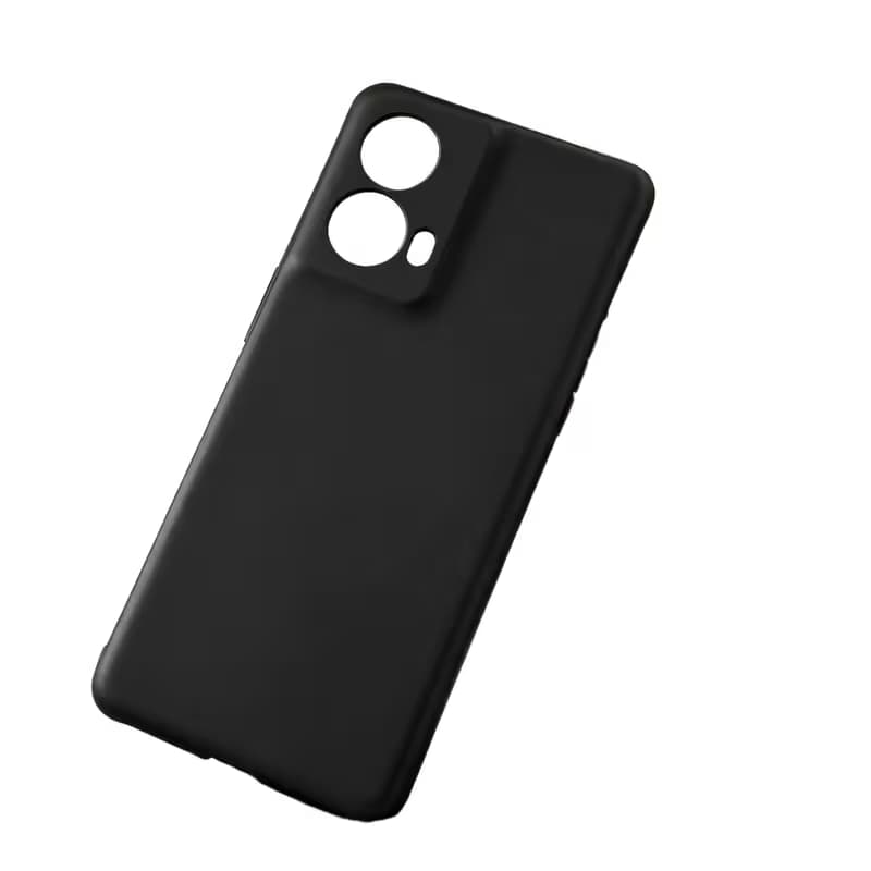 Coque en Silicone Mat Doux pour Motorola Moto G35 5G - Noir — Motorola Moto G35 5G, Moto G35